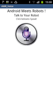 Quite user-friendly interface of the AMR_voice app.