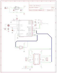 Schematcs of the robor car  control board